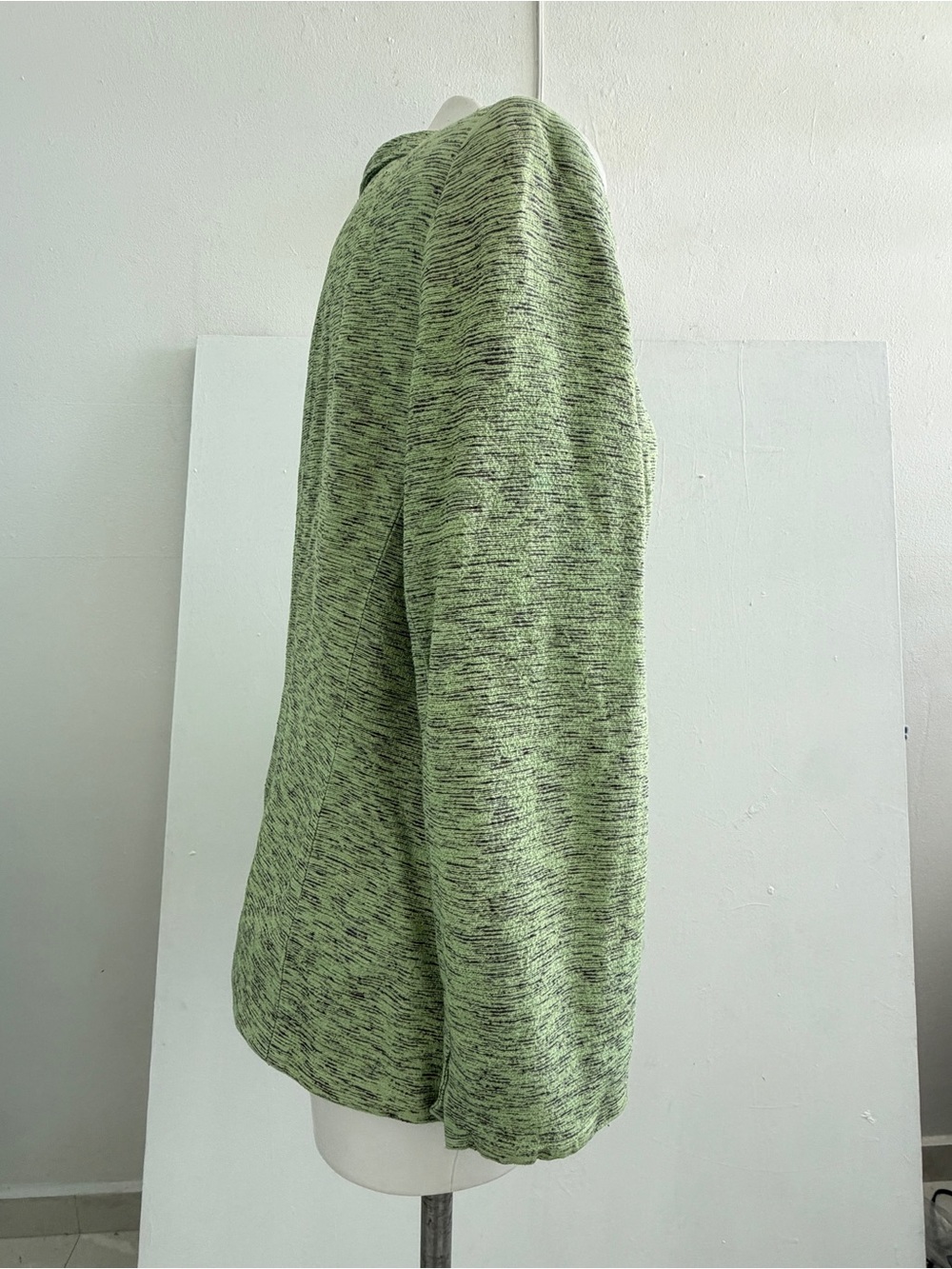 NEW Kasper Jacket SILK Blazer jacket green one Button Career Workwear PLUS SZ 18 - Picture 3 of 7